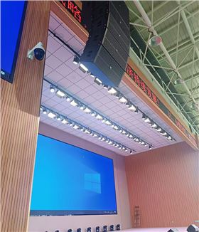 專業適配校園場景!爵士龍線陣音響點亮泉州某學校體育館