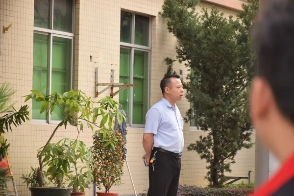 四月也要元氣滿滿！萬昌公司昨日召開全體動員晨會